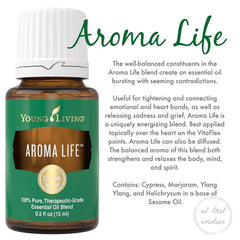 Calming Aroma Life oil in use with diffuser