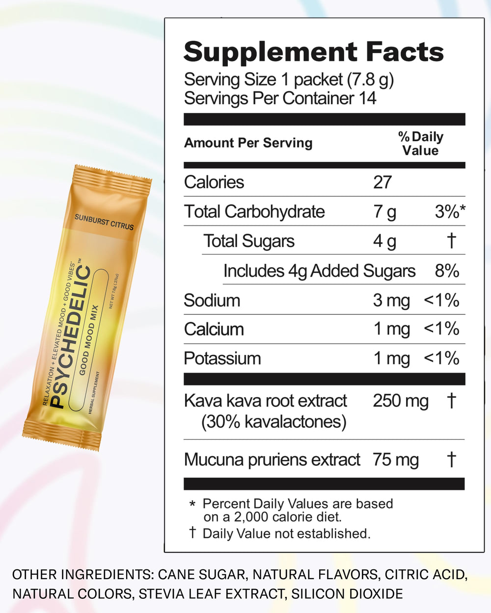 Sunburst Citrus flavor powder in scoop