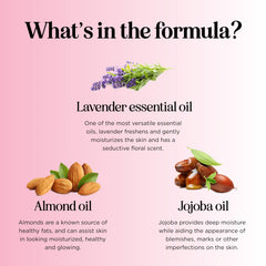 Non-greasy massage oil texture on skin absorbing quickly