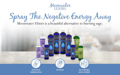 Aura cleansing spray for home, office, or meditation space