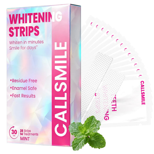 CALLSMILE Teeth Whitening Strips box and kit