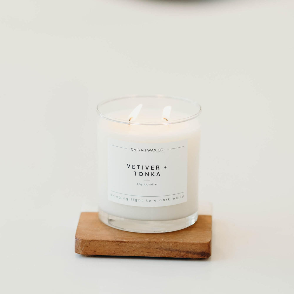 Packaging box for Vetiver & Tonka candle