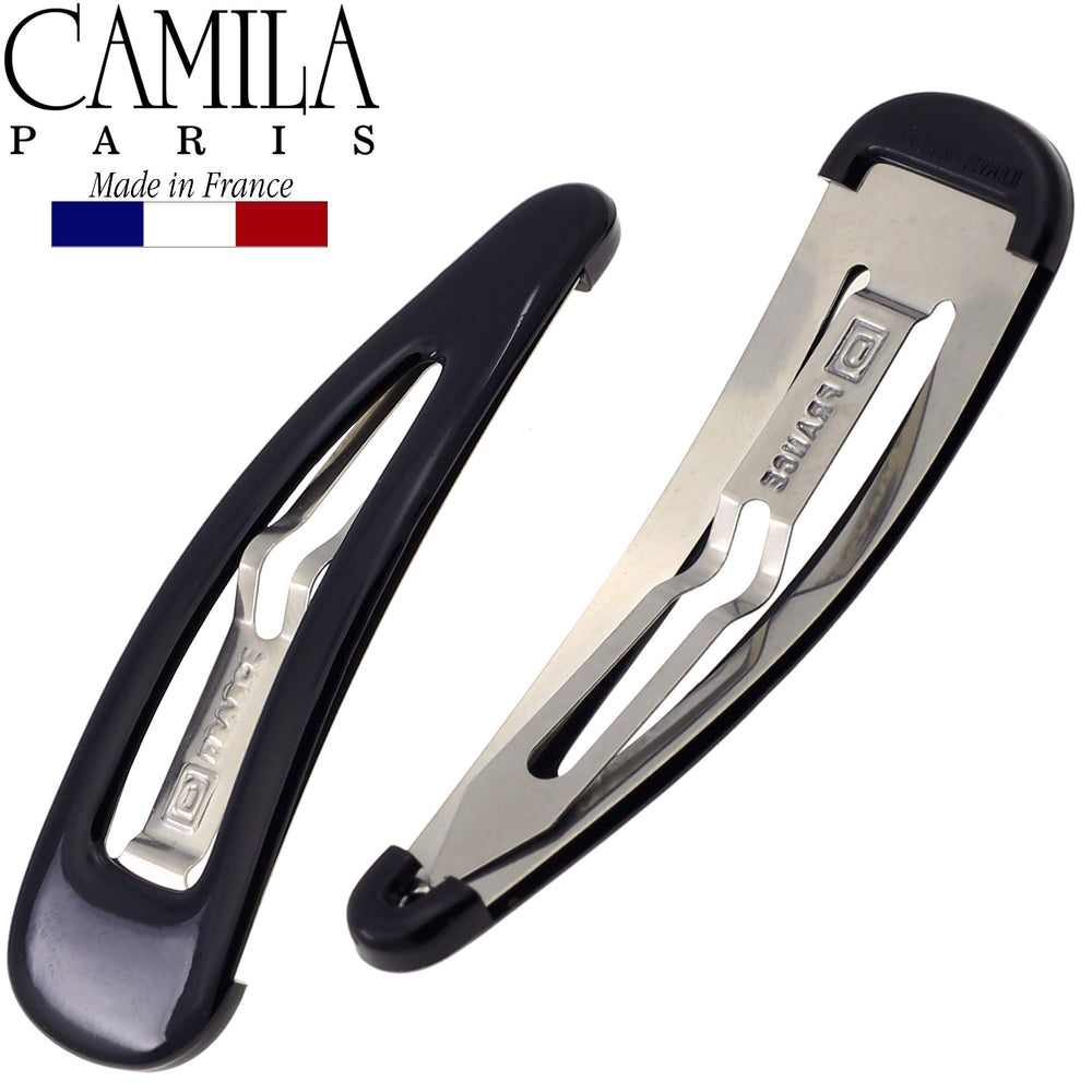 Camila Paris AD902 barrette made in France ensures quality craftsmanship.
