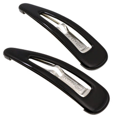 Camila Paris AD902 barrette side view shows secure, stylish hold.