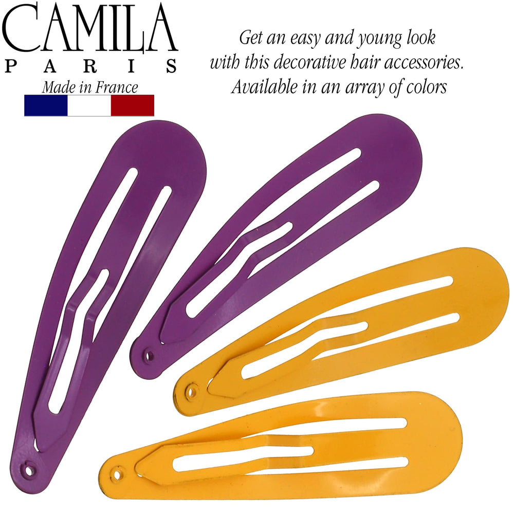 Assorted colors display Camila Paris CP1330A barrette for versatile styling.