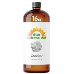 Camphor essential oil 16 oz bottle with dropper