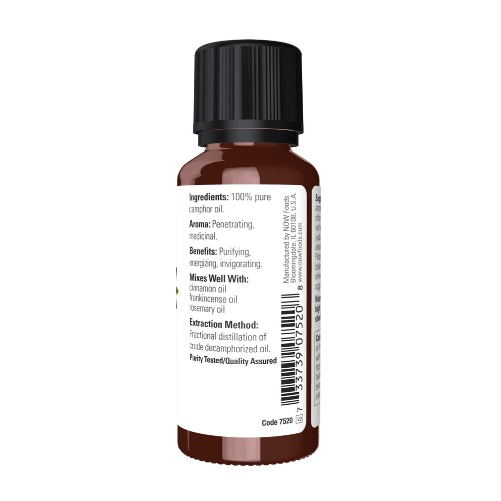 Aromatherapy diffuser emitting camphor aroma