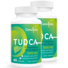 Canarata TUDCA Liver Support bottle with 120 vegan capsules