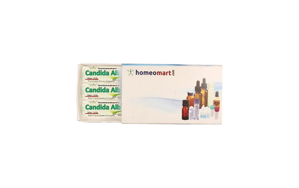 Candida Albicans homeopathy pellets 30C pack of 3 - front view