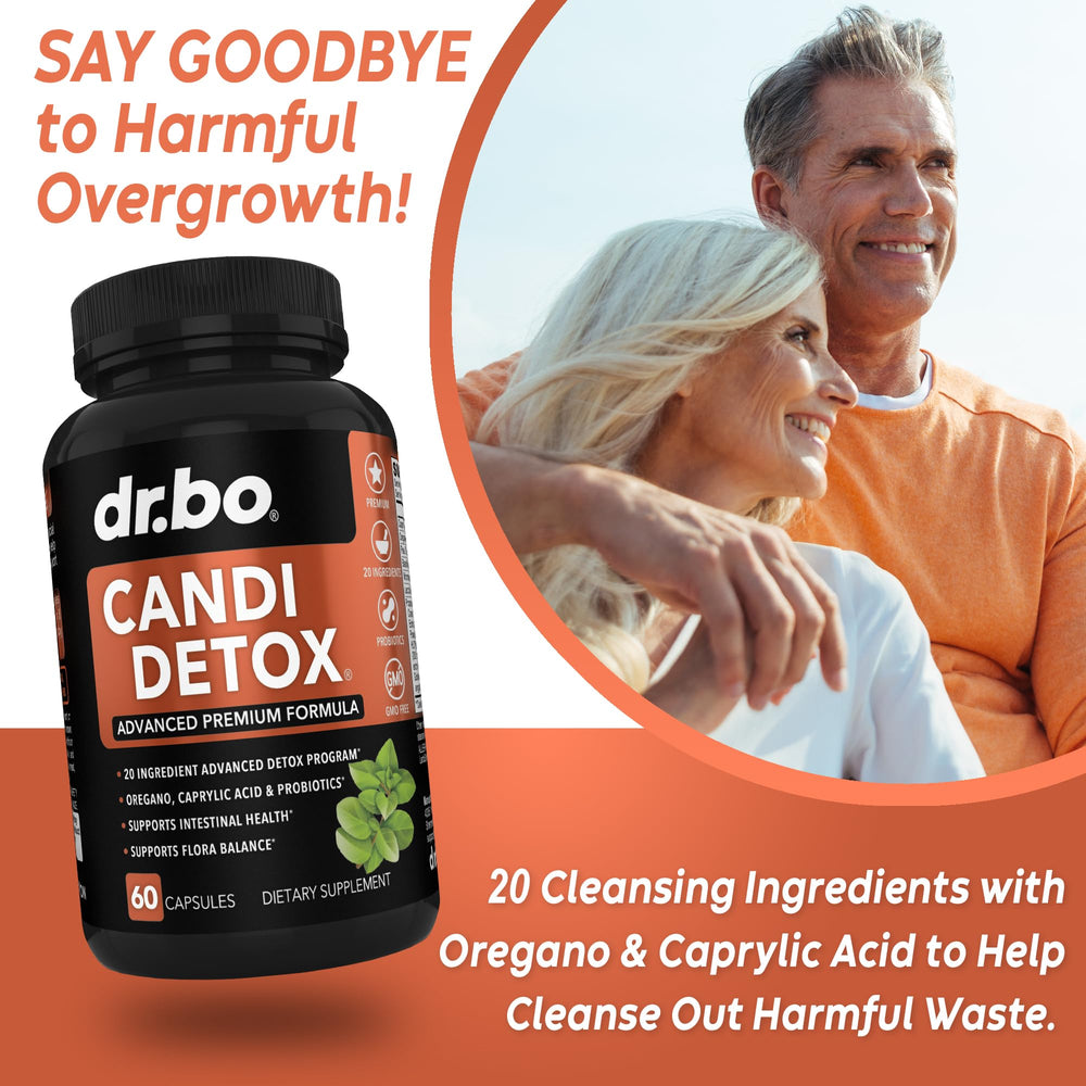 Front view of Candida Cleanse Detox packaging