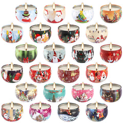 Lavender scented candle tin