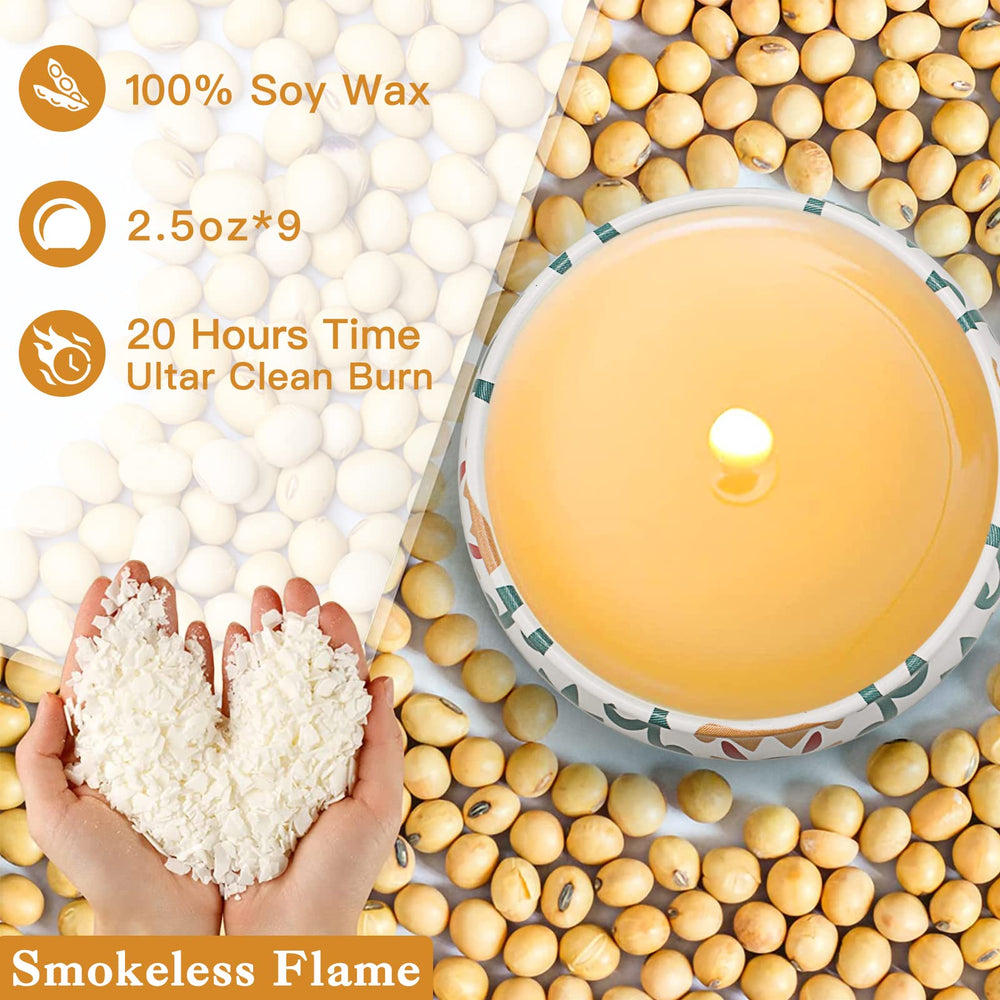 Home decor scene with lit candles