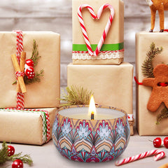 English Toffee Crunch and Tobacco&Teak scented candles