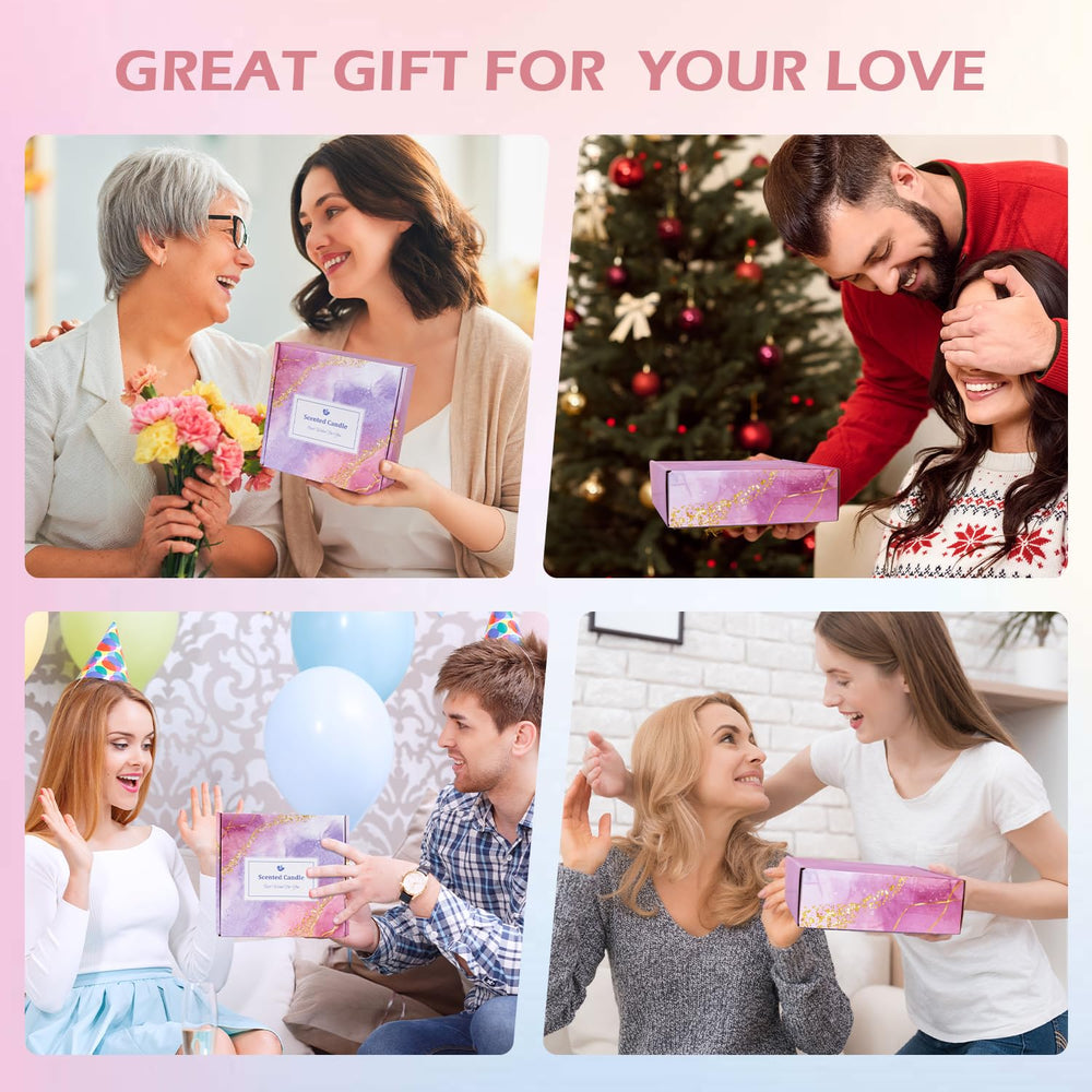 Portable aromatherapy candles set ideal for gifts