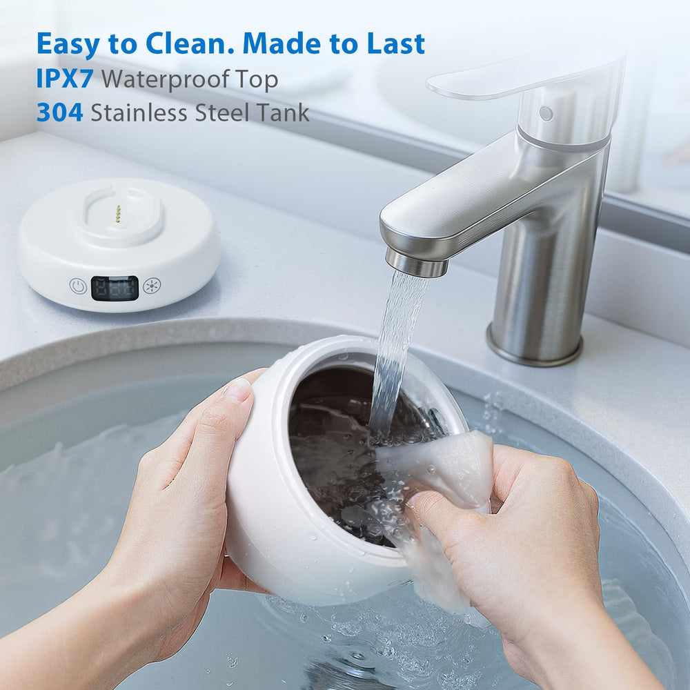 Durable stainless steel cleaning tank