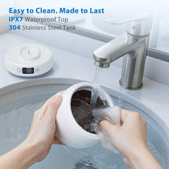 Durable stainless steel cleaning tank