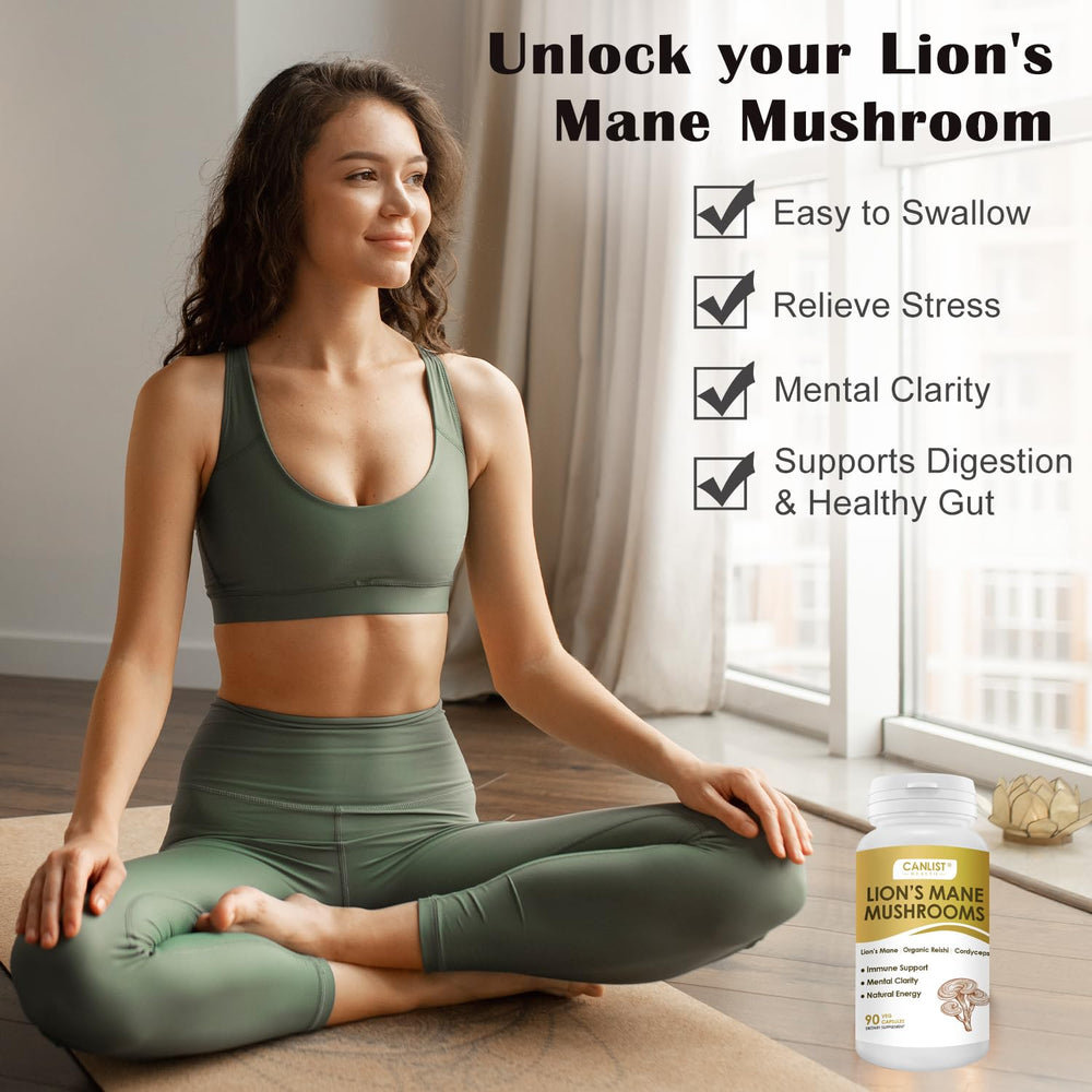 Lion's Mane and mushroom blend for cognitive focus