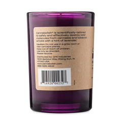 Cannabolish Lavender candle packaging and pack of two