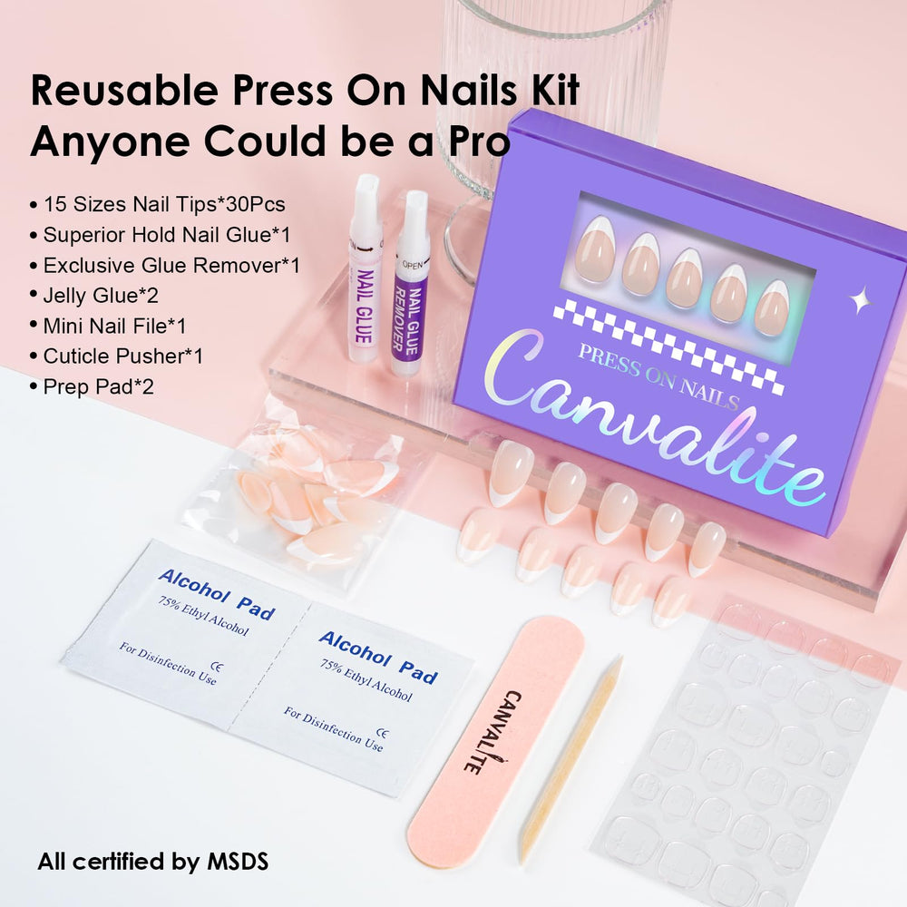 Canvalite mini nail file shapes nails for precise prep