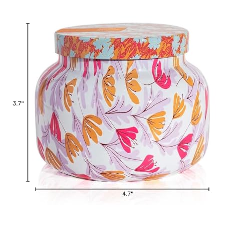 Gift-ready Capri Blue Pineapple Flower candle packaging