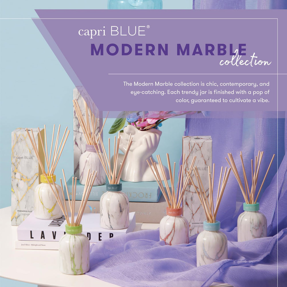 Lifestyle shot of the diffuser in a bedroom decor setting