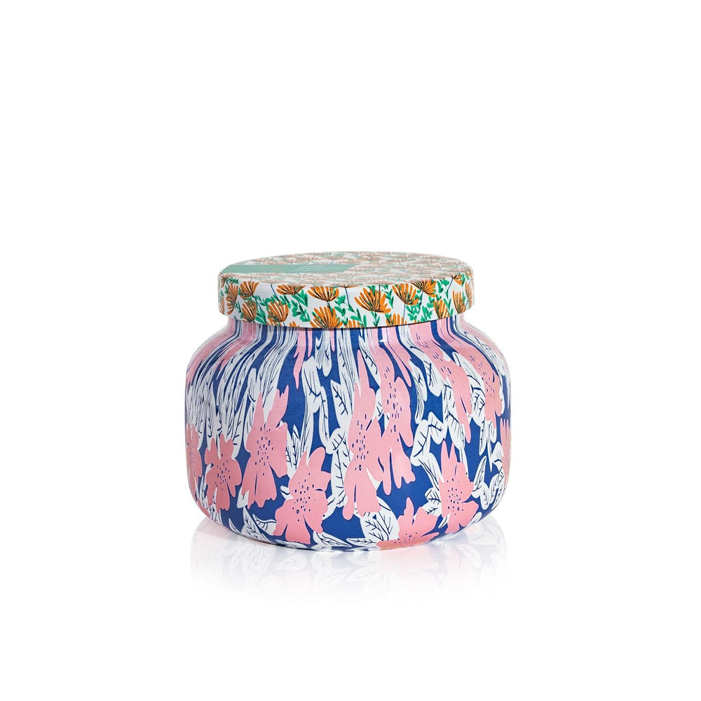 Capri Blue Pattern Play Volcano 19 oz candle front view