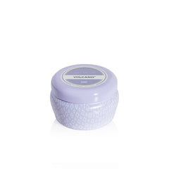 Capri Blue Volcano Lavender Mini Tin Candle, 3 oz in lavender jar
