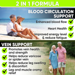 Capsules designed to improve leg circulation and reduce swelling