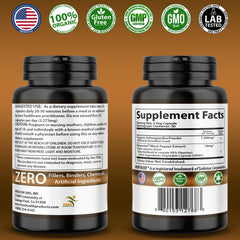 Two Ashwagandha capsules in hand