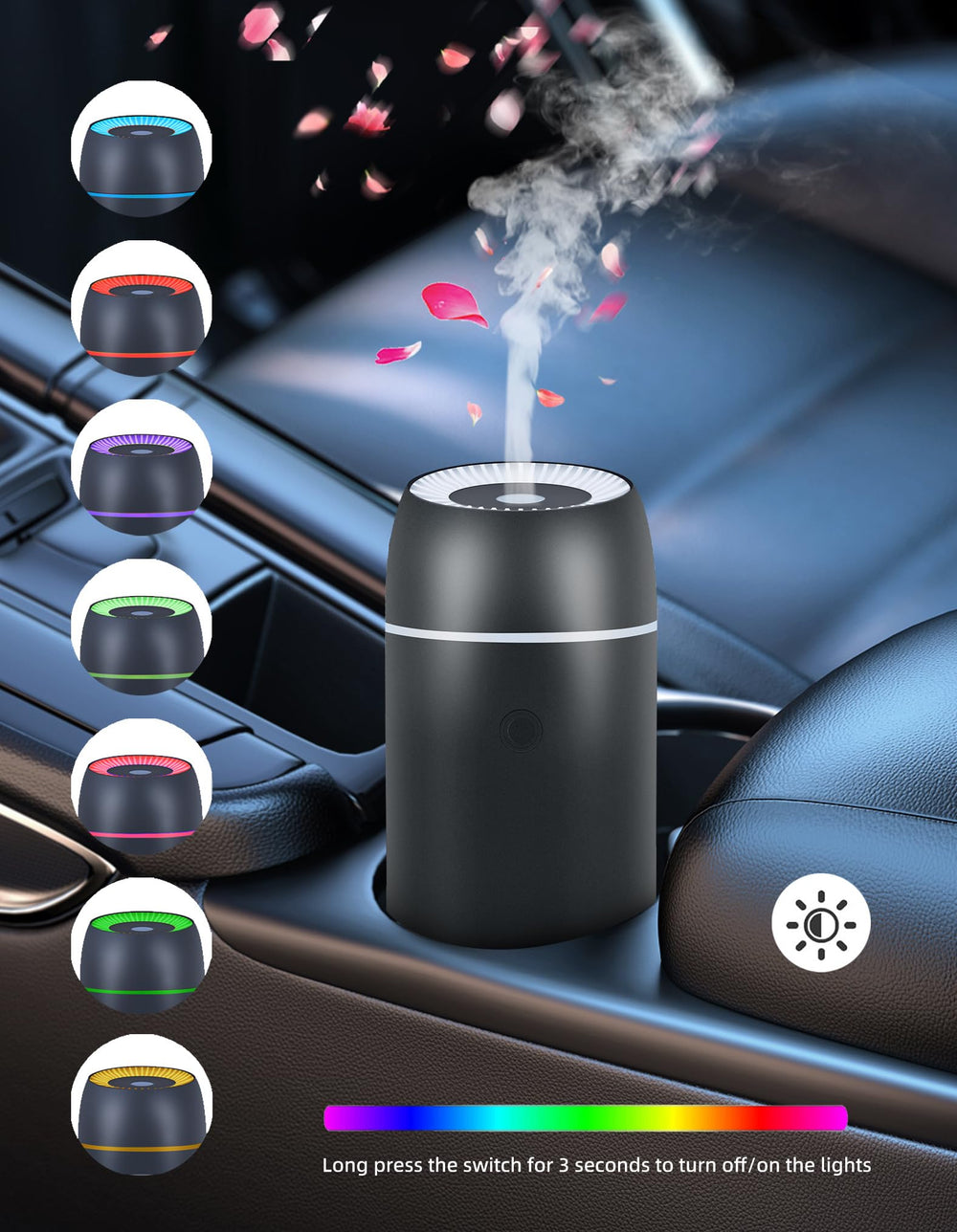 USB-C port on the diffuser for power connection