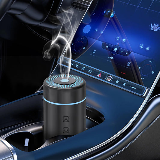 100ml car diffuser in black with cordless design
