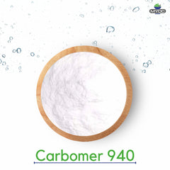 Close-up of Carbomer 940 50 g jar label