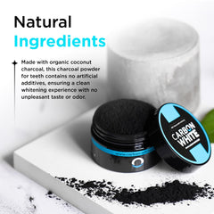 Peroxide-free, tasteless and odorless whitening powder
