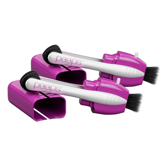 Purple CarbonKlean Peeps eyeglass cleaner 2-pack box front