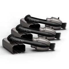 CarbonKlean Peeps Glasses Cleaner bottle highlighting carbon microfiber tech