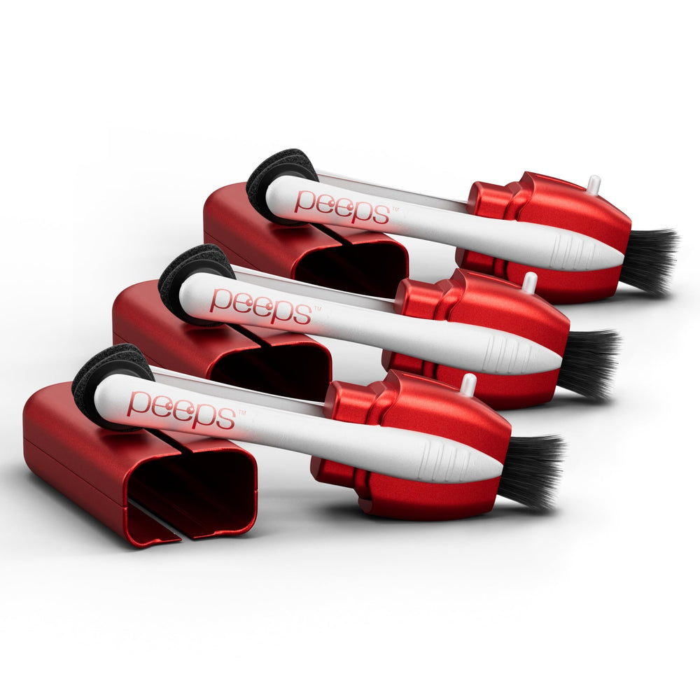 Front view of CarbonKlean Peeps Glasses Cleaner main product