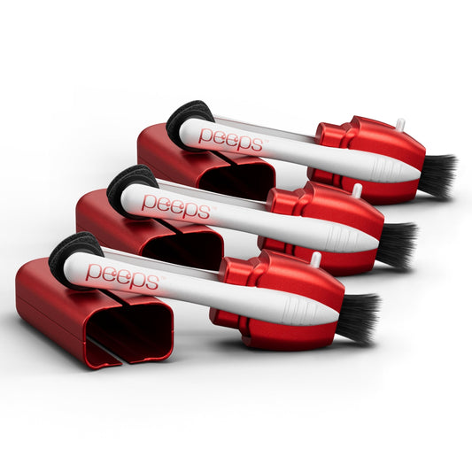 Front view of CarbonKlean Peeps Glasses Cleaner main product