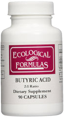 Bottle of Cardiovascular Research Butyric Acid Tablets 90-count on a white background