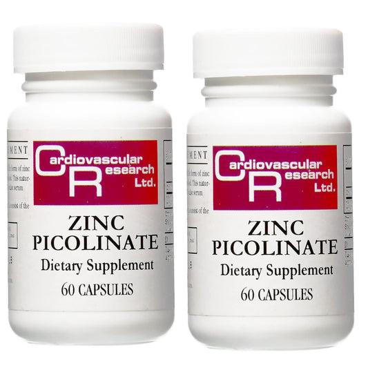 Cardiovascular Research Zinc Picolinate 25 mg bottle front view