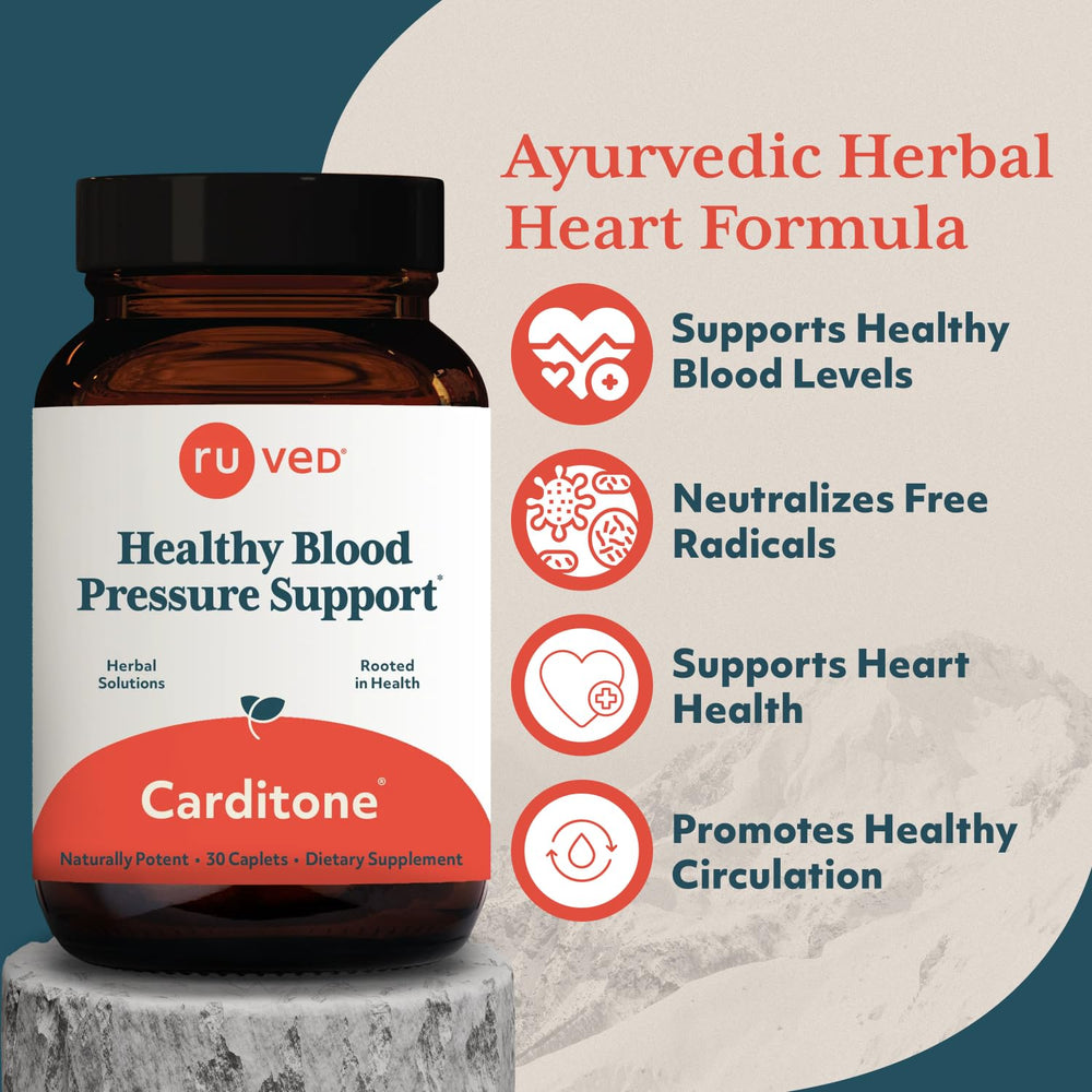 Carditone packaging with 30 vegetarian caplets