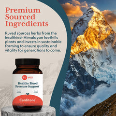 Vegan, non-GMO Carditone supplement packaging
