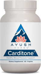 Ayush Herbs Carditone bottle on a clean white surface