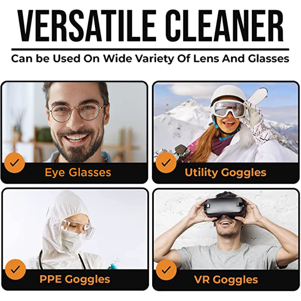 Coated lenses safe with anti fog wipes