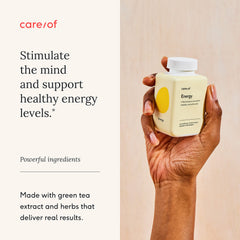 Close-up of energy pill capsules