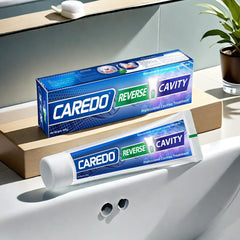 Dentist-approved CAREDO cavity reversal toothpaste