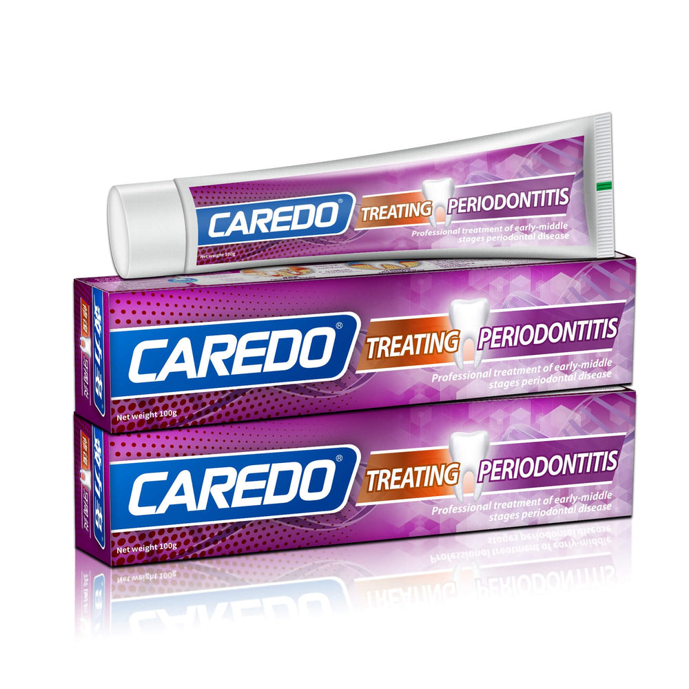 CAREDO Gum Toothpaste packaging front view