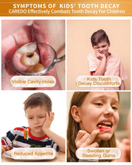 Label highlighting fluoride-free and enamel repair