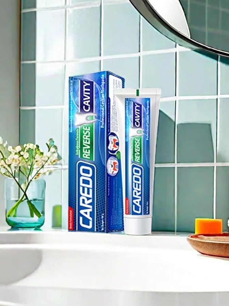 Fluoride-free formula diagram for CAREDO cavity repair