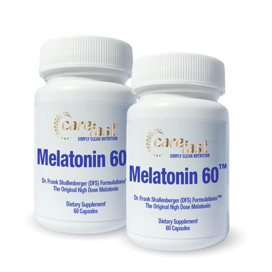 CAREFAST Pure Melatonin 60mg bottle front label
