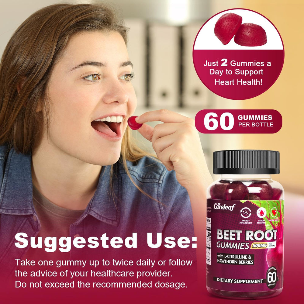 Vegan & Non-GMO beet root gummies logo